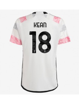 Juventus Moise Kean #18 Auswärtstrikot 2023-24 Kurzarm